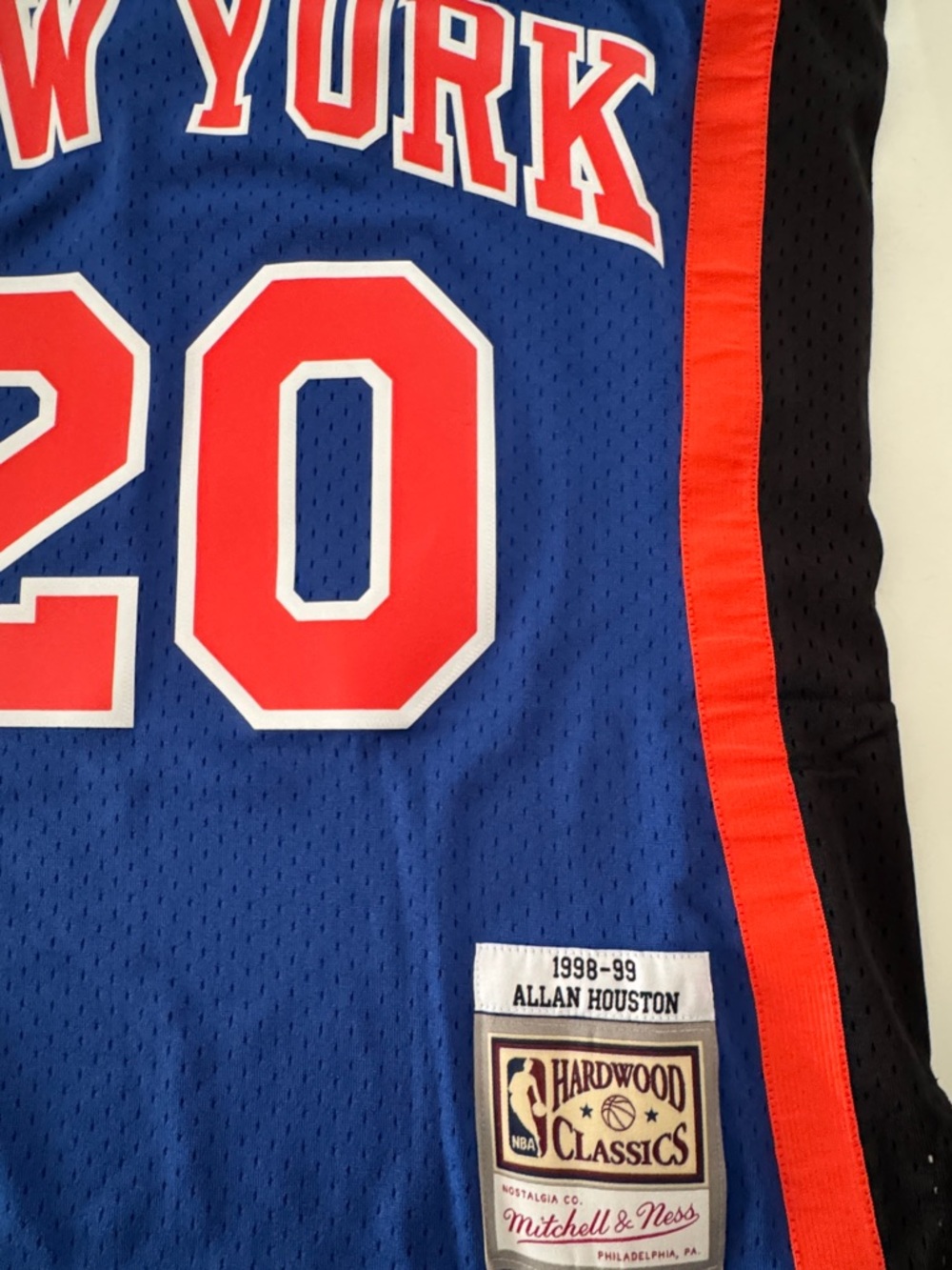 Mitchell & Ness Allan Houston Swingman #20 HWC Jersey size M (NWT) - Picture 4 of 6
